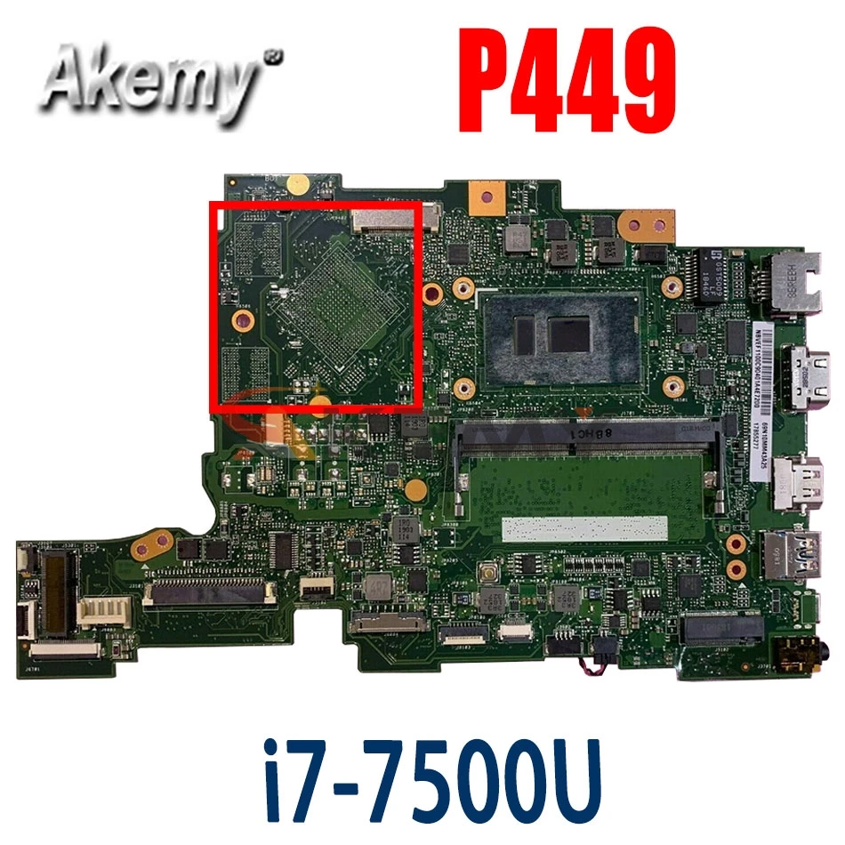 Akemy материнская плата для ноутбука ACER Aspire P449 i7-7500U материнская плата PA4DB SR2ZV DDR4
Akemy материнская плата для ноутбука ACER Aspire P449 i7-7500U материнская плата PA4DB SR2ZV DDR4