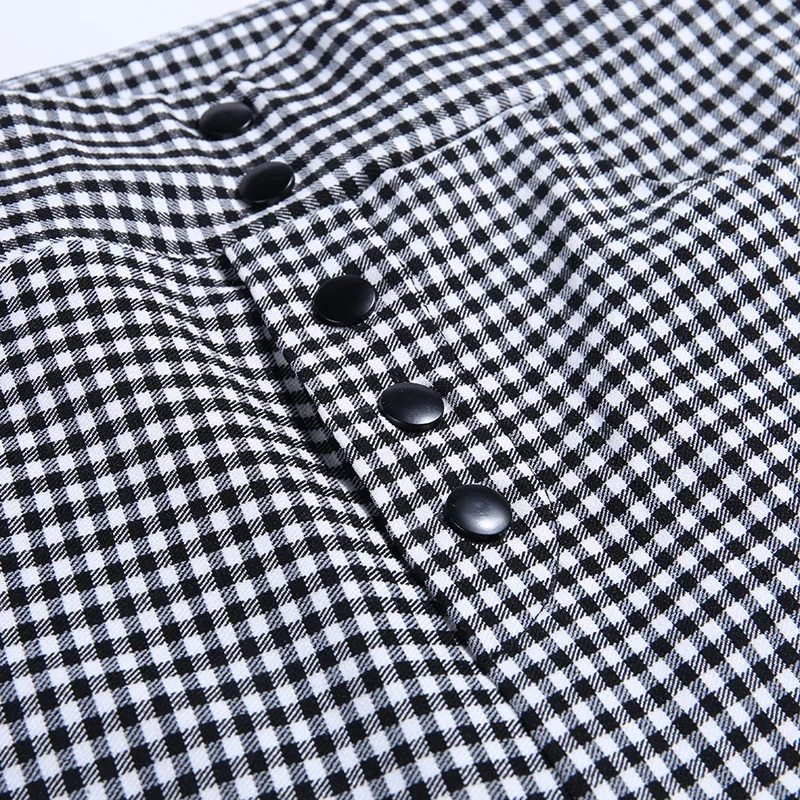 Vintage Plaid Pants Woman High Waist 2021 Summer Style Pencil Trousers Button Fly Y2k Egirl Ankle Length Bottoms Streetwear Chic
Vintage Plaid Pants Woman High Waist 2021 Summer Style Pencil Trousers Button Fly Y2k Egirl Ankle Length Bottoms Streetwear Chic