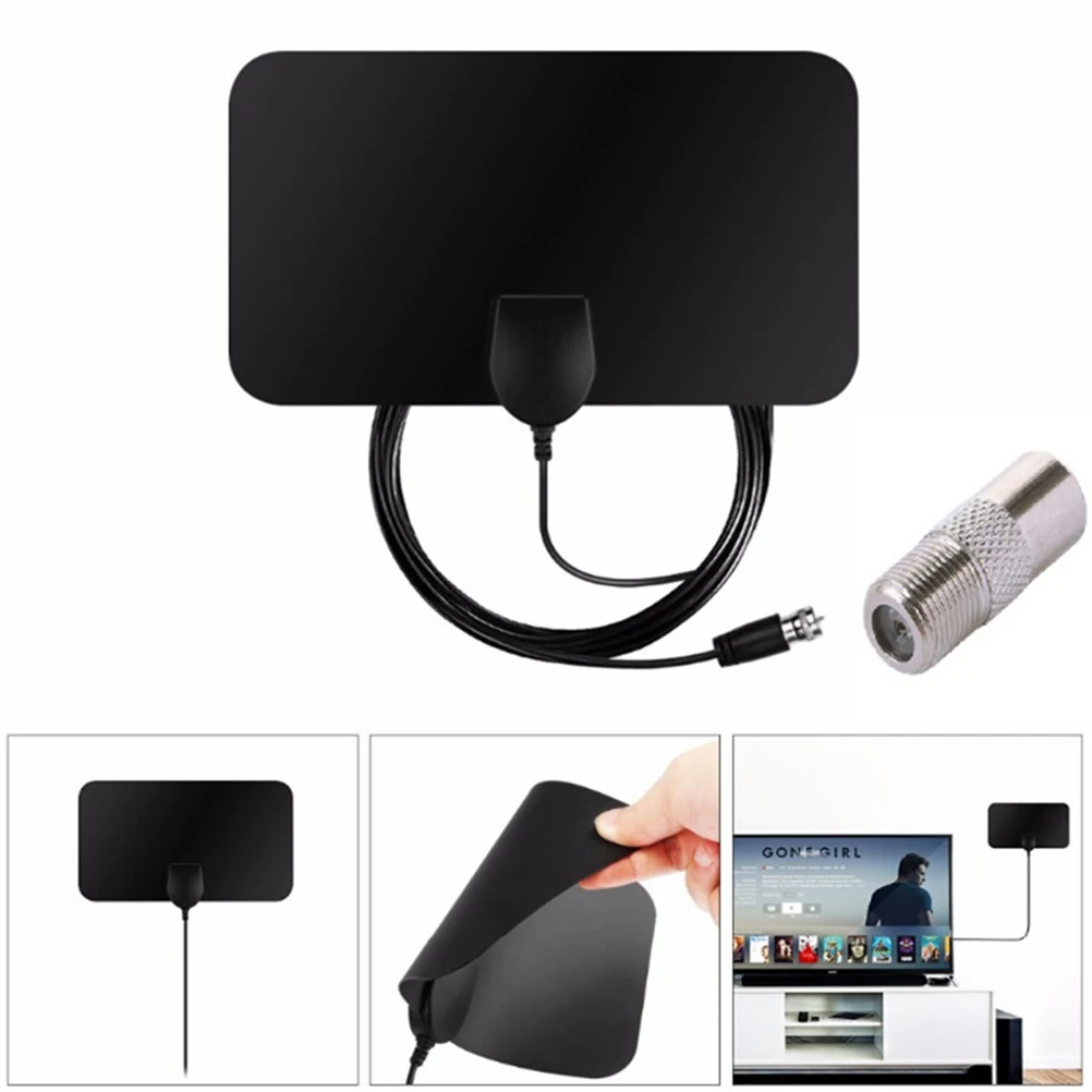 Цифровая ТВ-антенна Fox HD комнатная TV телевизионная антена с DVB-T DVB-T2 VHF UHF ISDB ATSC DVB