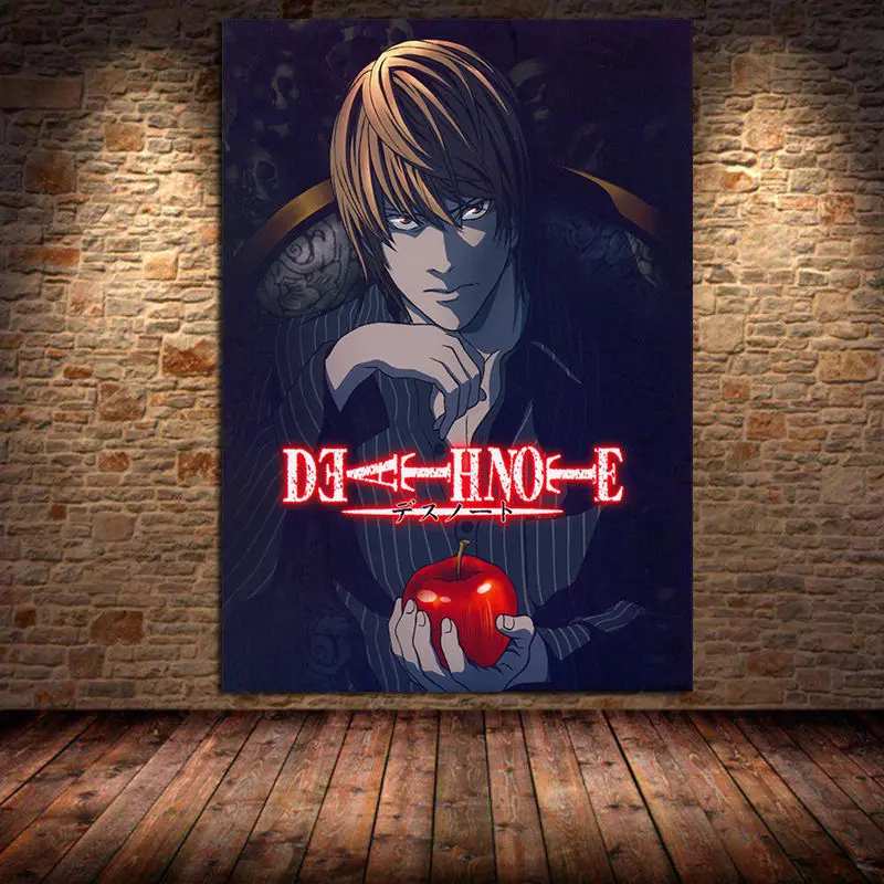 Japanese Anime Death Note Canvas Painting Classic Anime Poster and Print Home Decoration Wall Art for Kids Room Cuadros Unframed
Japanese Anime Death Note Canvas Painting Classic Anime Poster and Print Home Decoration Wall Art for Kids Room Cuadros Unframed