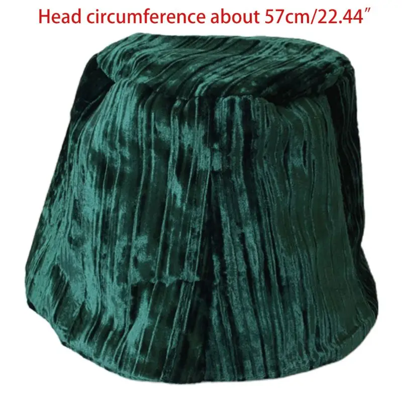 Women Autumn Vintage Velvet Dome Bucket Hat Shiny Solid Color Striped Bell-Shaped Hat Female Wide Brim Packable Fisherman Cap
Women Autumn Vintage Velvet Dome Bucket Hat Shiny Solid Color Striped Bell-Shaped Hat Female Wide Brim Packable Fisherman Cap