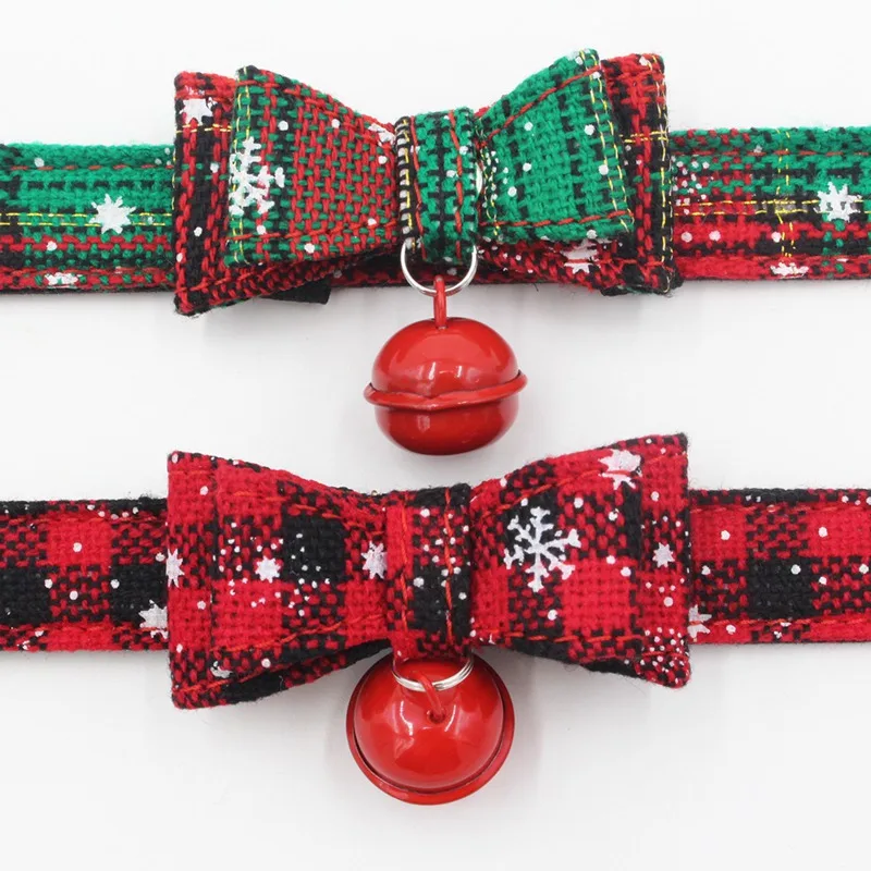 Clearance Christmas Pet Plaid Leash Set Gift Adjustable Pet Dog Collars With Bow Tie With Bell For Small Large Dogs Cats
Clearance Christmas Pet Plaid Leash Set Gift Adjustable Pet Dog Collars With Bow Tie With Bell For Small Large Dogs Cats