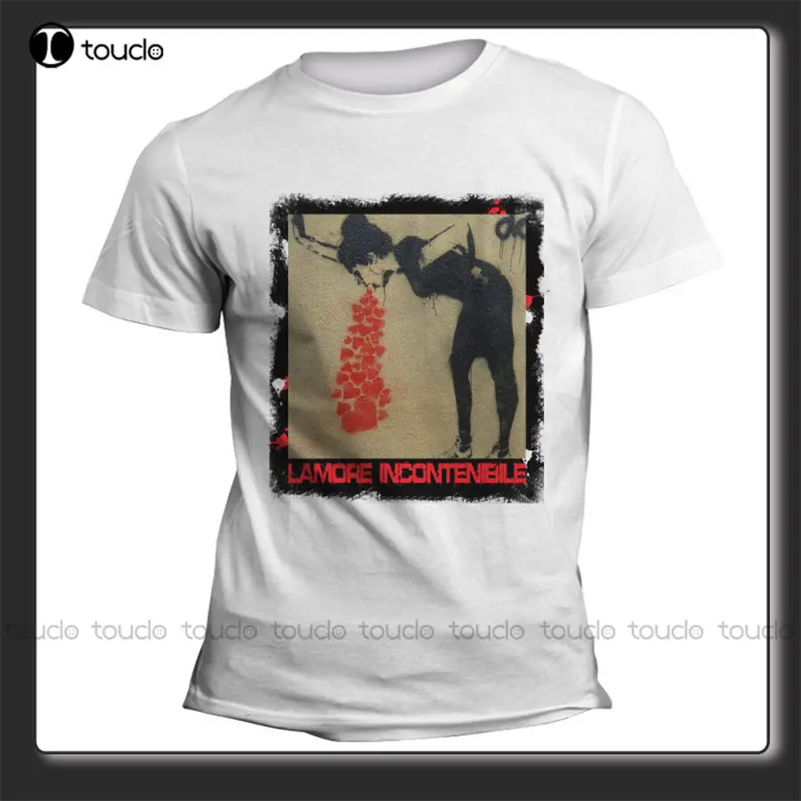 New Cotton Short-Sleeve T-Shirt Retro 100% Cotton Print Shirt Tee Uomo Donna L'Amore Incontenibile Banksy Cool Tops Xs-5Xl
New Cotton Short-Sleeve T-Shirt Retro 100% Cotton Print Shirt Tee Uomo Donna L'Amore Incontenibile Banksy Cool Tops Xs-5Xl