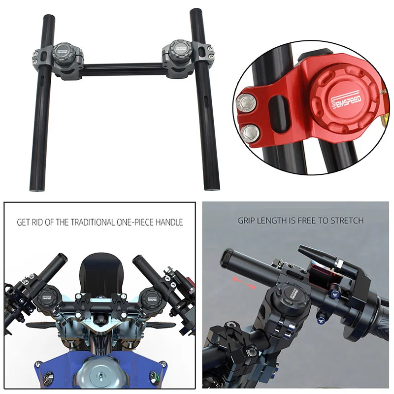 SEMSPEED Motorcycle 22mm 28mm Handlebar for Kawasaki Ninja 250 400 Z650 Z900 ZX-6R 10R GTR1400 VERSYS ER6N Detached Handle Grips
SEMSPEED Motorcycle 22mm 28mm Handlebar for Kawasaki Ninja 250 400 Z650 Z900 ZX-6R 10R GTR1400 VERSYS ER6N Detached Handle Grips