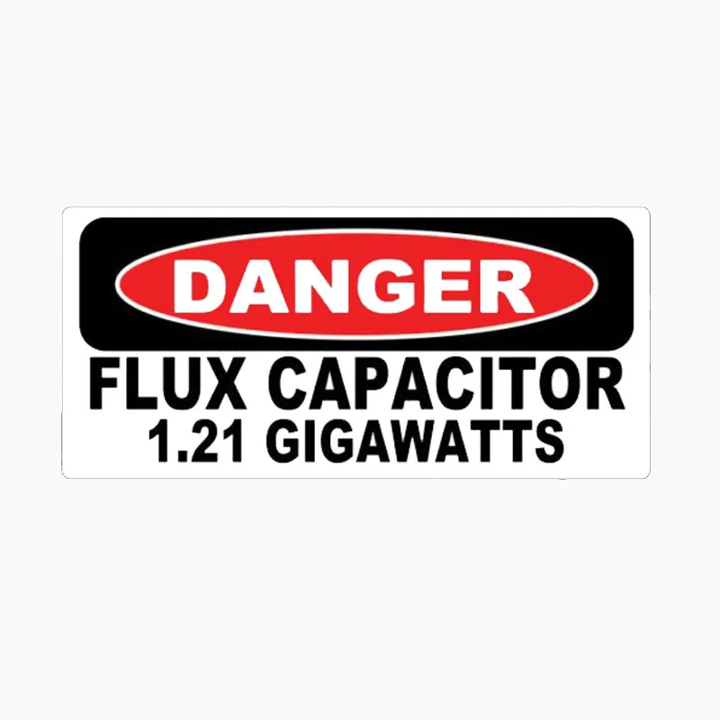 Waterproof and Sunscreen Amusing Danger Flux Capacitor 1.21 Gigawatts Reflective Car Sticker Waterproof Sunscreen Decals Vinyl
Waterproof and Sunscreen Amusing Danger Flux Capacitor 1.21 Gigawatts Reflective Car Sticker Waterproof Sunscreen Decals Vinyl