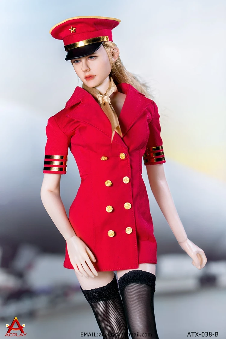 1/6 ACPLAY ATX038 Sexy Female Aeronautical Flying Suit Clothes Set Fit 12" Action Figure Body In Stock
1/6 ACPLAY ATX038 Sexy Female Aeronautical Flying Suit Clothes Set Fit 12" Action Figure Body In Stock