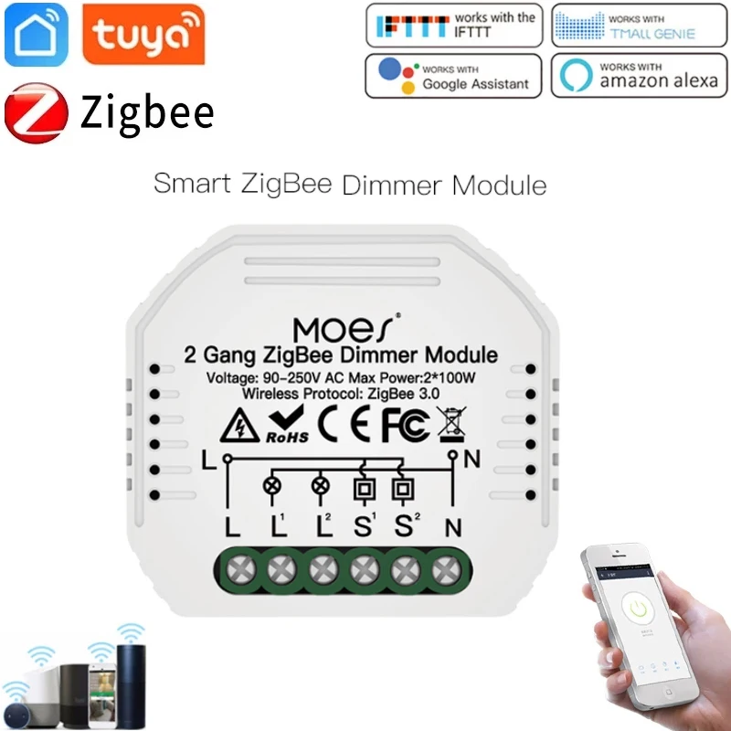 Умный мини-модуль переключателя света Tuya ZigBee 3,0 с голосовым управлением и управлением через приложение Alexa Google Home
Умный мини-модуль переключателя света Tuya ZigBee 3,0 с голосовым управлением и управлением через приложение Alexa Google Home