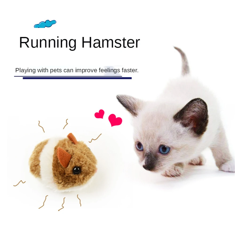 1pc Plush Cat Toy Cute Simulation Mechanical Mouse Manual Move Funny Dog Interactive Gift Kitten Movement Puppy Chase Game Props
1pc Plush Cat Toy Cute Simulation Mechanical Mouse Manual Move Funny Dog Interactive Gift Kitten Movement Puppy Chase Game Props