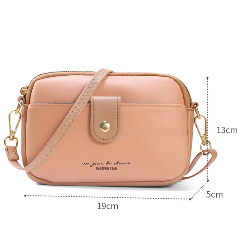 Female Mobile Phone Bag Zipper Crossbody Wallet Lady Shoulder Bag Contrast Color Square Purse Women Coin Pocket bolsas femininas
Female Mobile Phone Bag Zipper Crossbody Wallet Lady Shoulder Bag Contrast Color Square Purse Women Coin Pocket bolsas femininas