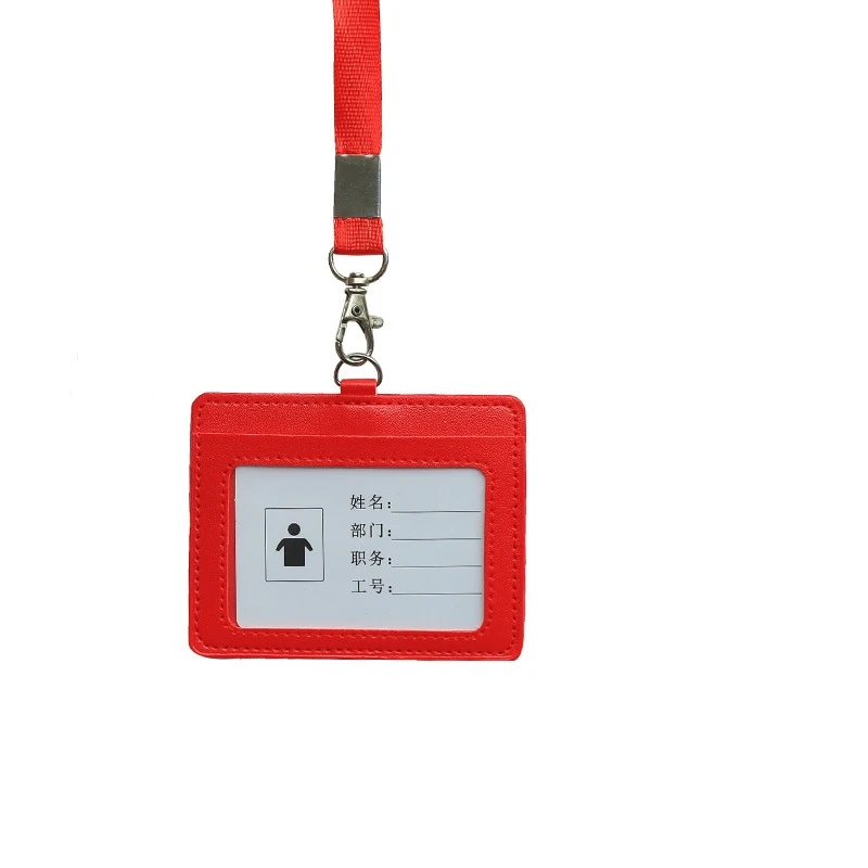 PU Leather ID Credit Bank Card Holder Students Bus Card Case Lanyard Door Identity Badge Cards Cover
PU Leather ID Credit Bank Card Holder Students Bus Card Case Lanyard Door Identity Badge Cards Cover