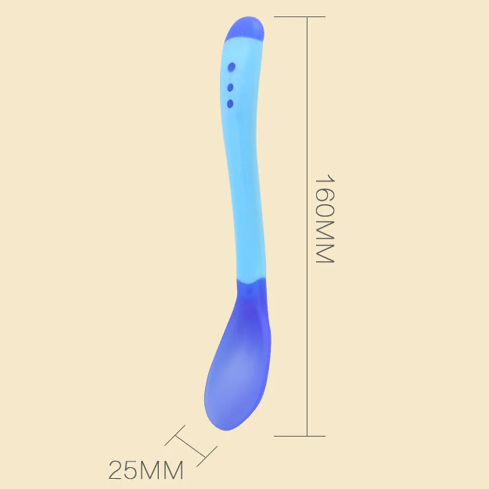 2Pcs Soft Silicone Baby Temperature Sensing Spoon/Fork for Baby Safety Infant Feeding Spoons Kids Children Infant Flatware NEW
2Pcs Soft Silicone Baby Temperature Sensing Spoon/Fork for Baby Safety Infant Feeding Spoons Kids Children Infant Flatware NEW
