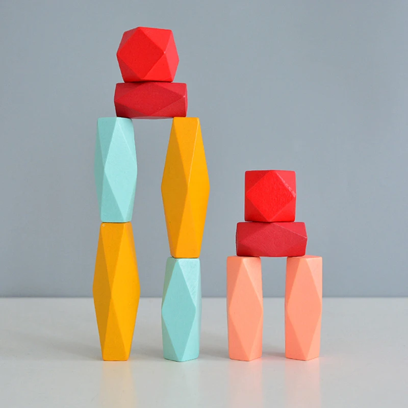 Creative Stacking Game Rainbow Wooden Toy Gift Children Wooden Colored Stone Jenga Building Blocks Educational Toys For Baby
Creative Stacking Game Rainbow Wooden Toy Gift Children Wooden Colored Stone Jenga Building Blocks Educational Toys For Baby