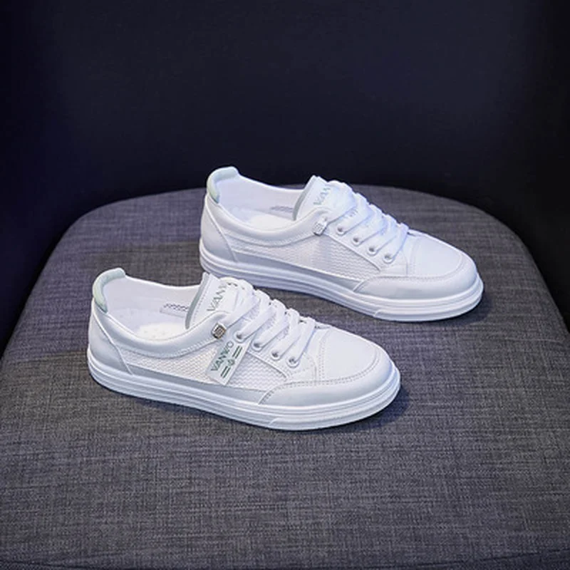 Summer 2021 NEW Shoes Woman PU Fashion Sneakers Women Mesh Breathable Lace-up Shoes for Women Low Cut Zapatos De Mujer
Summer 2021 NEW Shoes Woman PU Fashion Sneakers Women Mesh Breathable Lace-up Shoes for Women Low Cut Zapatos De Mujer