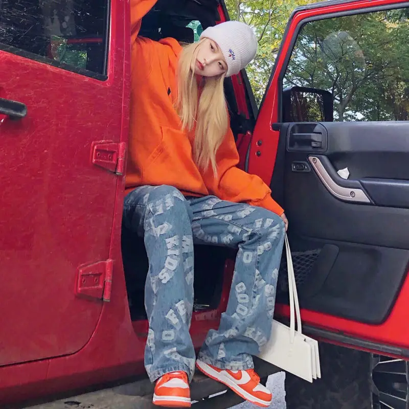 Graphic Jeans Woman High Waist Wide Pants Light Pattern Wide Leg Jeans Denim Trousers Streetwear Straight Plus Size y2k Jeans
Graphic Jeans Woman High Waist Wide Pants Light Pattern Wide Leg Jeans Denim Trousers Streetwear Straight Plus Size y2k Jeans
