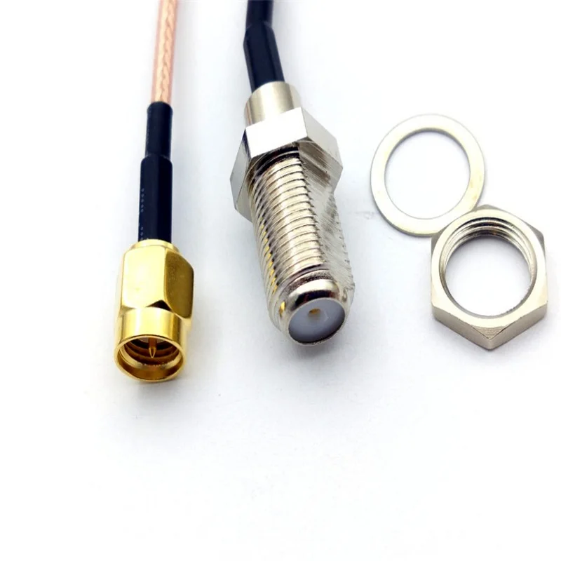 10PCS RF Coaxial Antenna Extension Cable SMA Plug Male Pin to F Jack Female Socket Crimp RG316 Coax Cable
10PCS RF Coaxial Antenna Extension Cable SMA Plug Male Pin to F Jack Female Socket Crimp RG316 Coax Cable