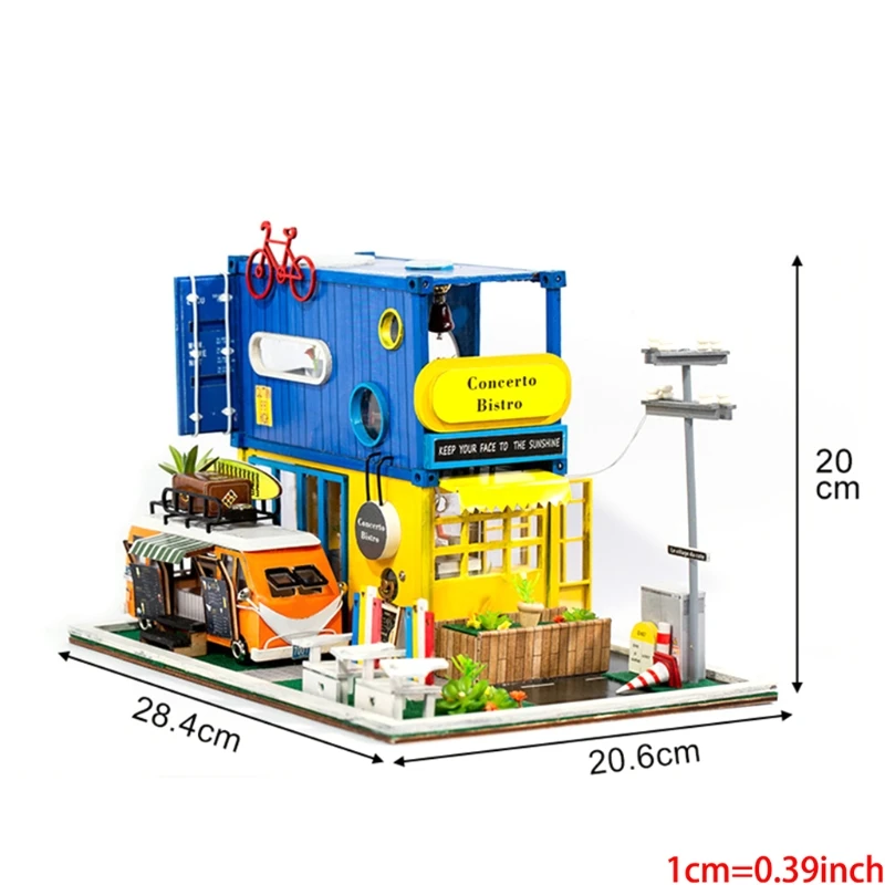 Creative Wooden House Music Box Desktop Ornaments Building Model Flashing Home Decoration Handcrafts Doll House Kids Toy
Creative Wooden House Music Box Desktop Ornaments Building Model Flashing Home Decoration Handcrafts Doll House Kids Toy