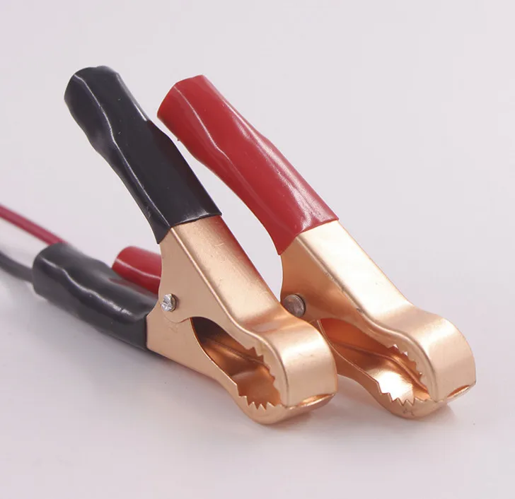 Car Alligator Clips Battery Clamps Crocodile Clip 50A Red + Black 80mm 
Car Alligator Clips Battery Clamps Crocodile Clip 50A Red + Black 80mm