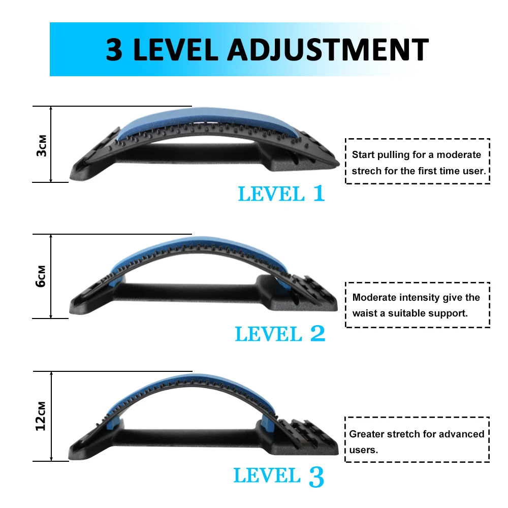 Back Massager Stretcher Magic Back Stretch Equipment Fitness Lumbar Support Relaxation Spine Pain Relief Chiropractic Dropship
Back Massager Stretcher Magic Back Stretch Equipment Fitness Lumbar Support Relaxation Spine Pain Relief Chiropractic Dropship