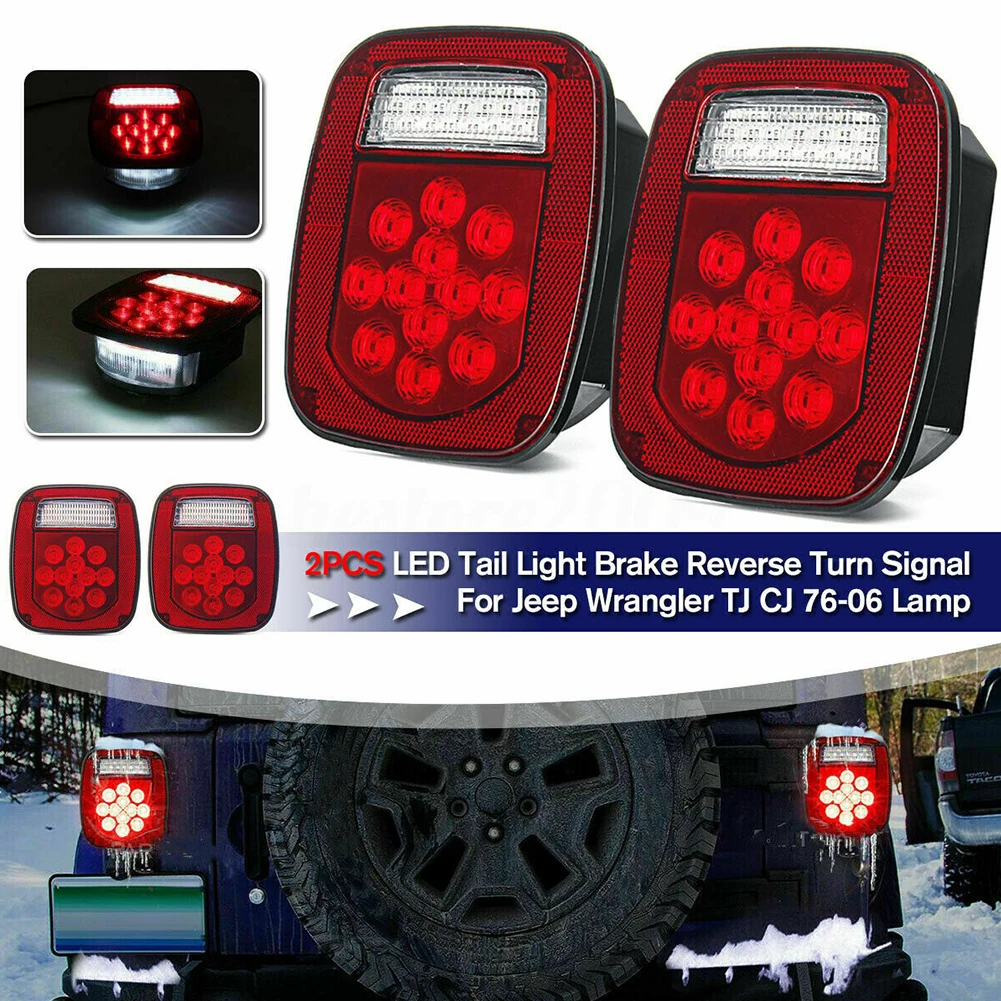 1 Pair 39LED Tail Light Brake Reverse Turn Signal License Plate Light Back Up Lights For Jeep Wrangler TJ CJ 76-06 Signal Lamp
1 Pair 39LED Tail Light Brake Reverse Turn Signal License Plate Light Back Up Lights For Jeep Wrangler TJ CJ 76-06 Signal Lamp