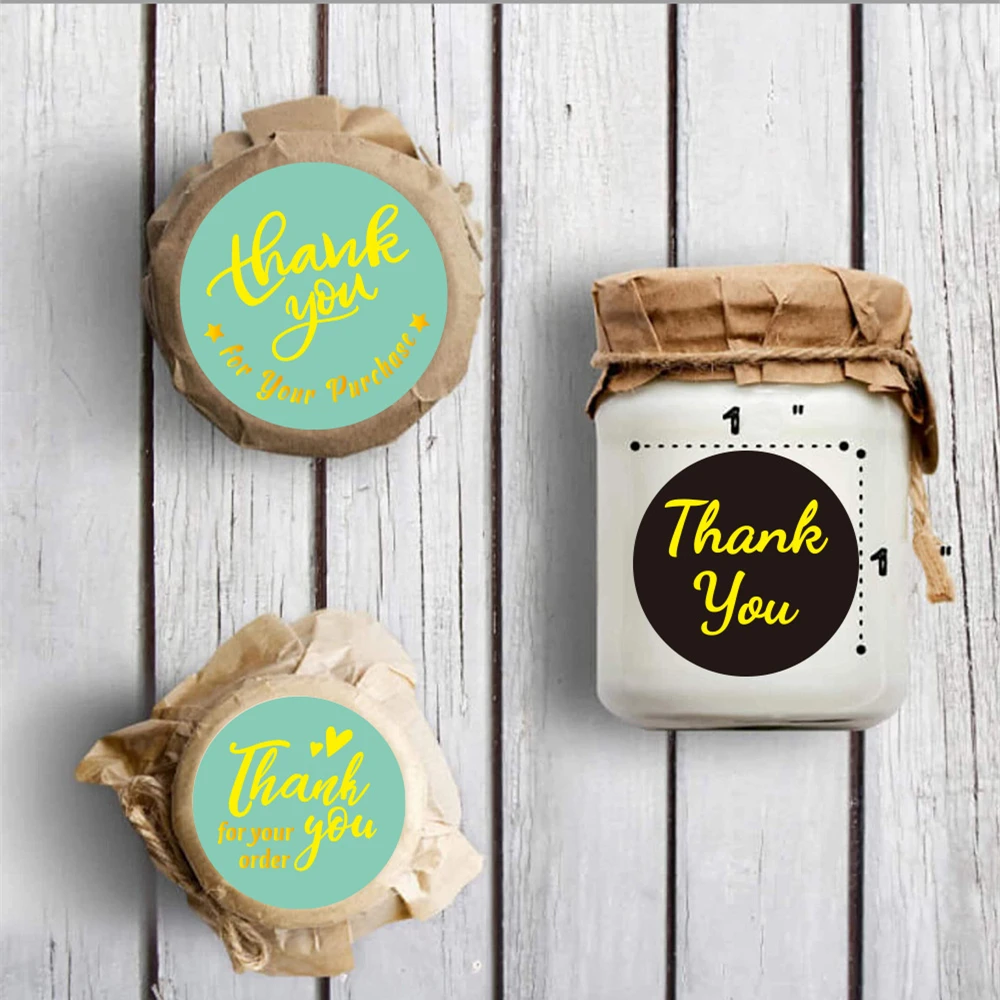 1 Inch 500 Pcs/Roll Bronzing Thank You Handmade With Love Label Stickers for Gift Card Envelope Package Party Wrapping Baking
1 Inch 500 Pcs/Roll Bronzing Thank You Handmade With Love Label Stickers for Gift Card Envelope Package Party Wrapping Baking