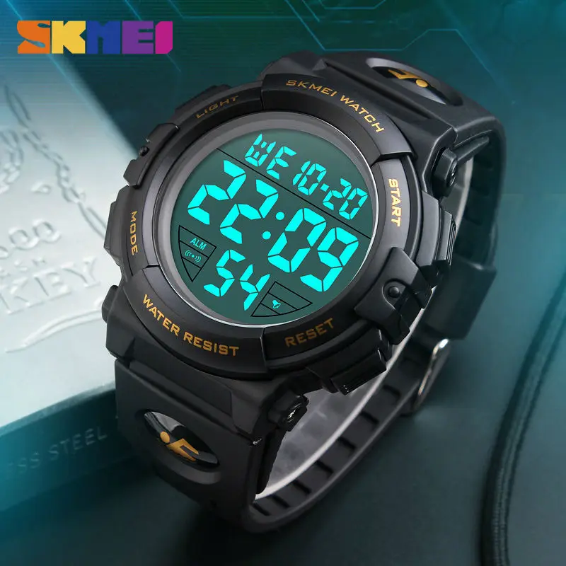 

SKMEI Outdoor Sport Watch Men Multifunction LED Digital Watches Military Clock 50M Waterproof Mens Wristwatch Relogio Masculio