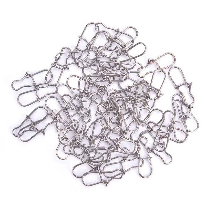 50PCS Stainless Steel Fishing Connector Fishing Strong Drag Fishing Tool Snap Fishing Tool
50PCS Stainless Steel Fishing Connector Fishing Strong Drag Fishing Tool Snap Fishing Tool