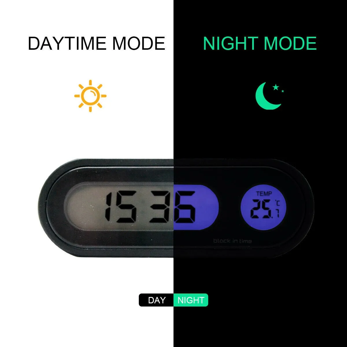 Electronic Electronic Clock LCD Digital Time Clock With Backlight 1 Pcs CR2032 Battery
Electronic Electronic Clock LCD Digital Time Clock With Backlight 1 Pcs CR2032 Battery