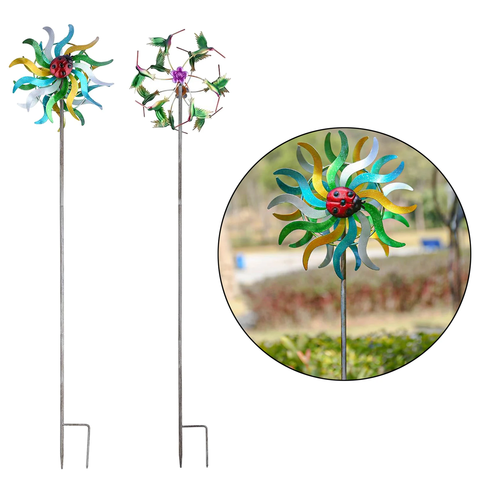 Outdoor Yard Wind Mill Spinner Lawn Garden Decoration Patio Stake Ornament 40cm Height
Outdoor Yard Wind Mill Spinner Lawn Garden Decoration Patio Stake Ornament 40cm Height