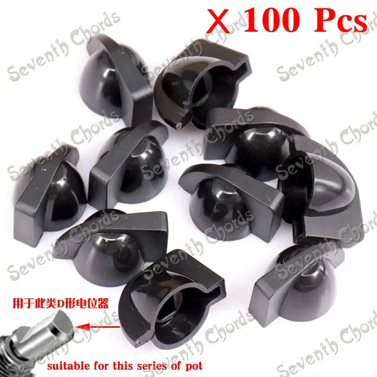 100 Pcs D Shaft Chicken Head Bass Guitar Amplifiers Knobs Buttons - Black / GUITAR PARTS
100 Pcs D Shaft Chicken Head Bass Guitar Amplifiers Knobs Buttons - Black / GUITAR PARTS