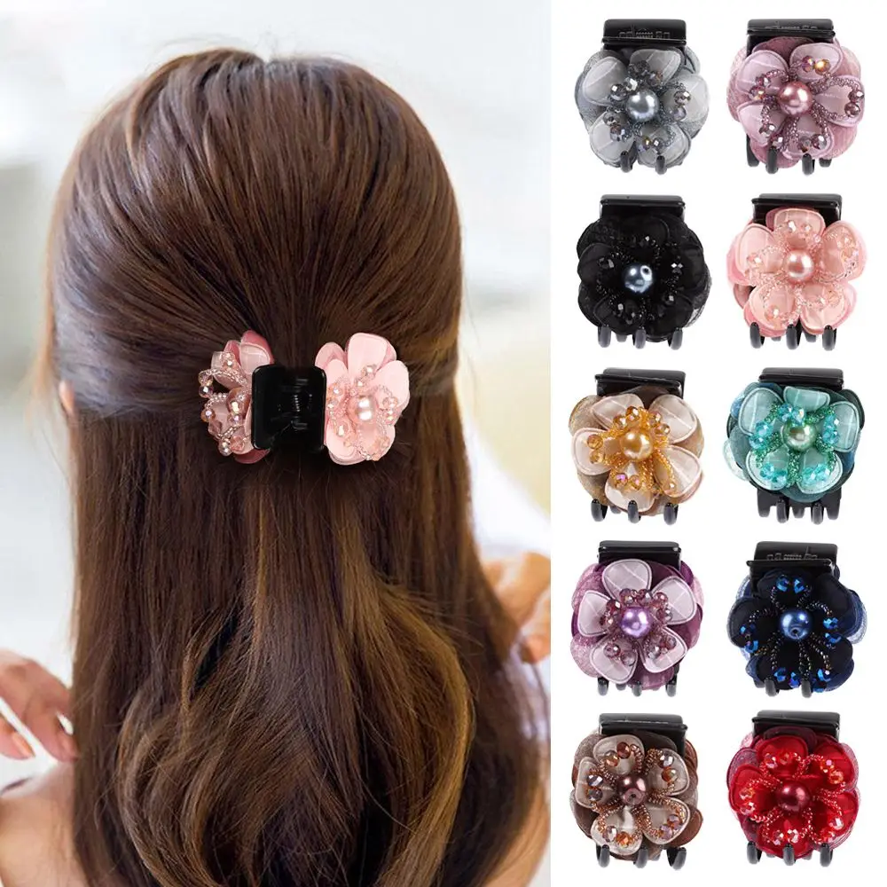 Women Girls Hair Crab Simple Beads Hair Claw Clamp Plastic Fabric Flower Hair Scratch
Women Girls Hair Crab Simple Beads Hair Claw Clamp Plastic Fabric Flower Hair Scratch