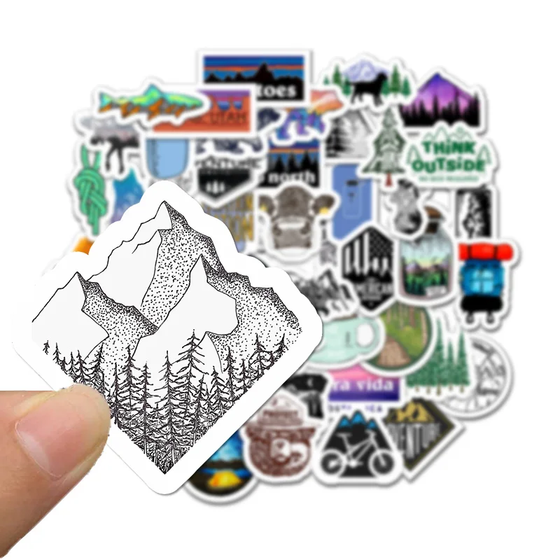 50PCS Outdoor Hiking Adventure Stickers For Car Bike Motorcycle Phone Laptop Travel Luggage kids TOY Decal Sticker mountain
50PCS Outdoor Hiking Adventure Stickers For Car Bike Motorcycle Phone Laptop Travel Luggage kids TOY Decal Sticker mountain