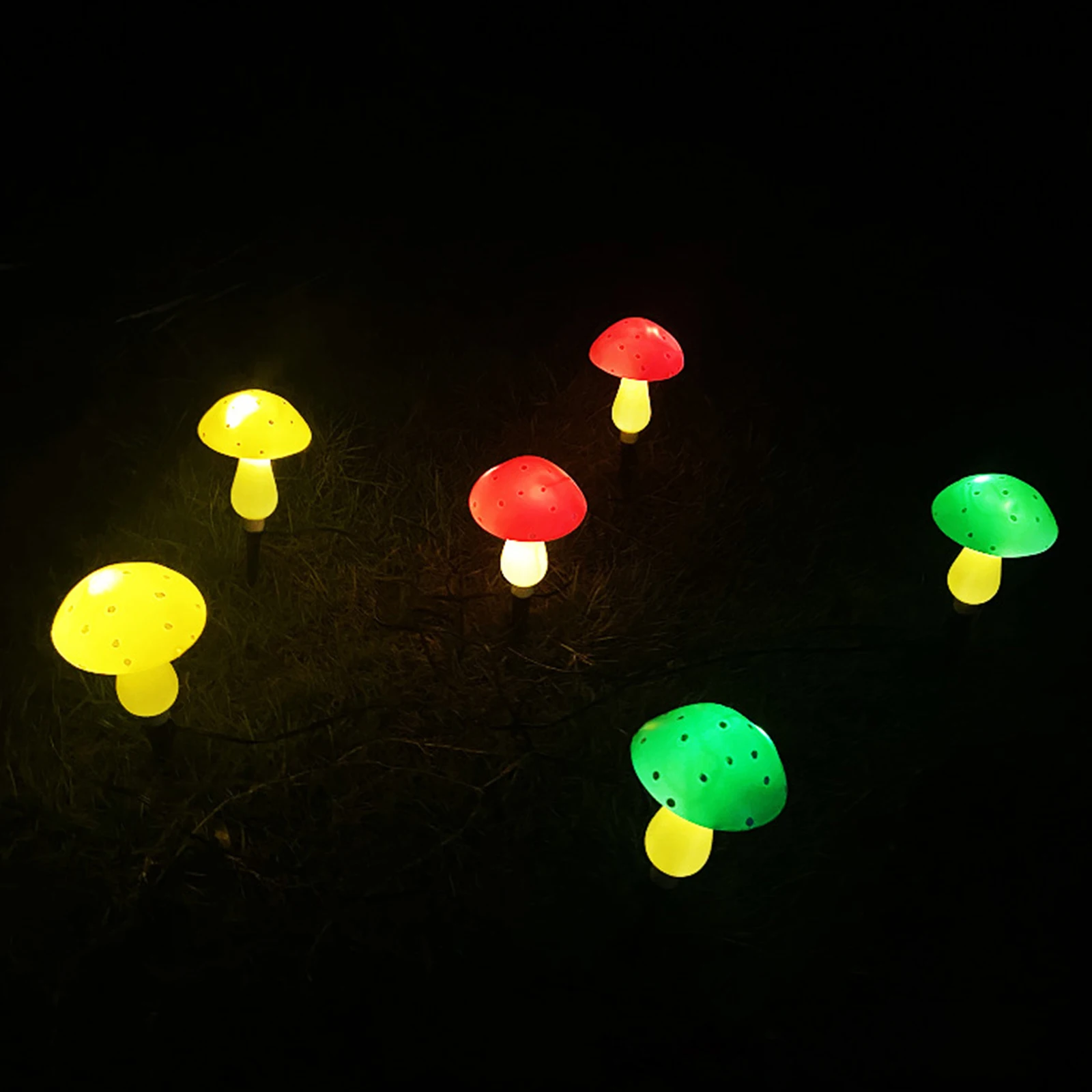 Mushroom Lamp Outdoor LED Courtyard Solar Ground Plug Luminous for Garden Decoration Retouching The Lawn Cute Lights
Mushroom Lamp Outdoor LED Courtyard Solar Ground Plug Luminous for Garden Decoration Retouching The Lawn Cute Lights