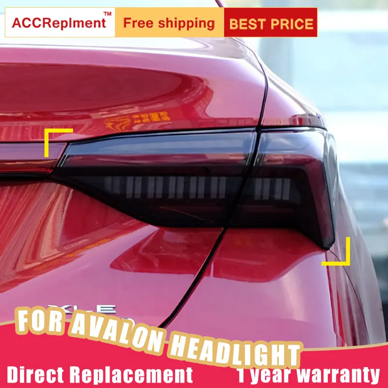 New LED Taillights Assembly For Toyota Avalon 2019-2020 LED Rear Lamp Brake Reverse Light Rear Back Up Lamp DRL Car Tail lights 
New LED Taillights Assembly For Toyota Avalon 2019-2020 LED Rear Lamp Brake Reverse Light Rear Back Up Lamp DRL Car Tail lights