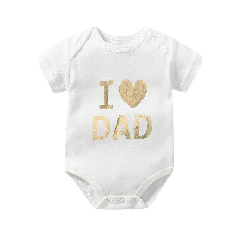 New Father's Day Mom's Day Toddler Baby Boys Girls Bodysuit Jumpsuit Summer Long Short Sleeve Kids Clothes 0-24 Months
New Father's Day Mom's Day Toddler Baby Boys Girls Bodysuit Jumpsuit Summer Long Short Sleeve Kids Clothes 0-24 Months