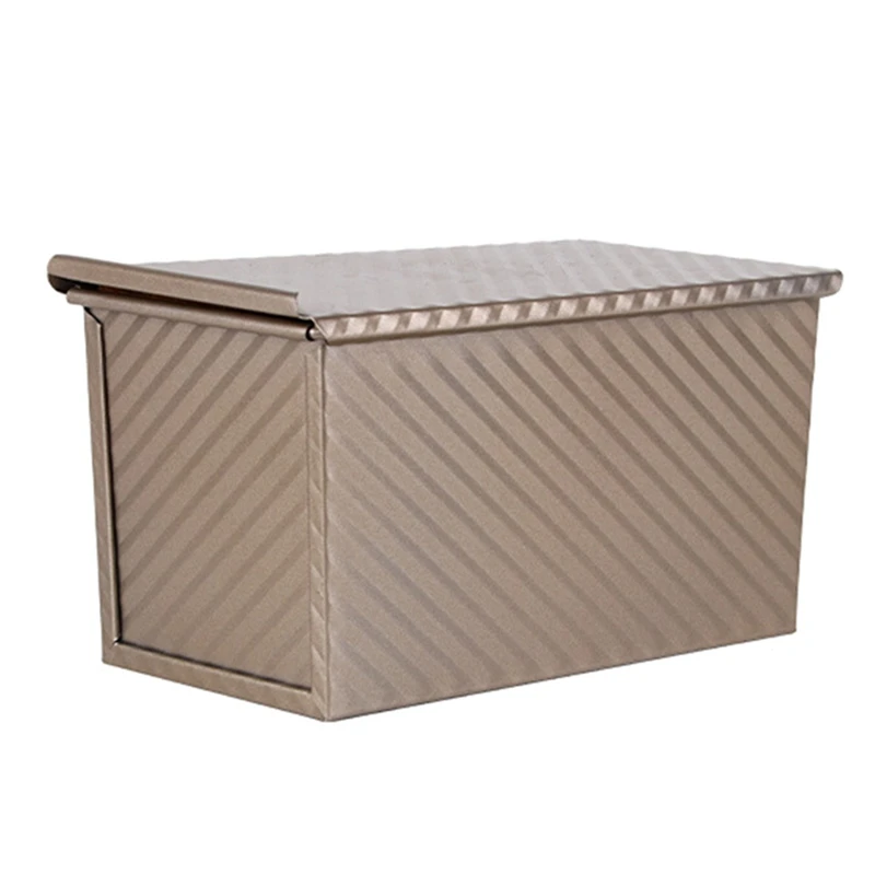 Loaf Pan Cover Bread Toast Mold Corrugated Loaf Pan Wlid Dough Alluminum Alloy Non Stick Bread Modle
Loaf Pan Cover Bread Toast Mold Corrugated Loaf Pan Wlid Dough Alluminum Alloy Non Stick Bread Modle