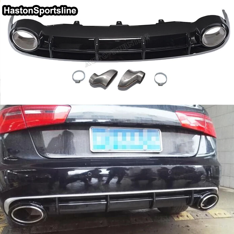 A6 C7 ABS Rear Bumper Lip Diffuser for Audi A6 2012-2015 Car Styling (Only fit standard A6)
A6 C7 ABS Rear Bumper Lip Diffuser for Audi A6 2012-2015 Car Styling (Only fit standard A6)