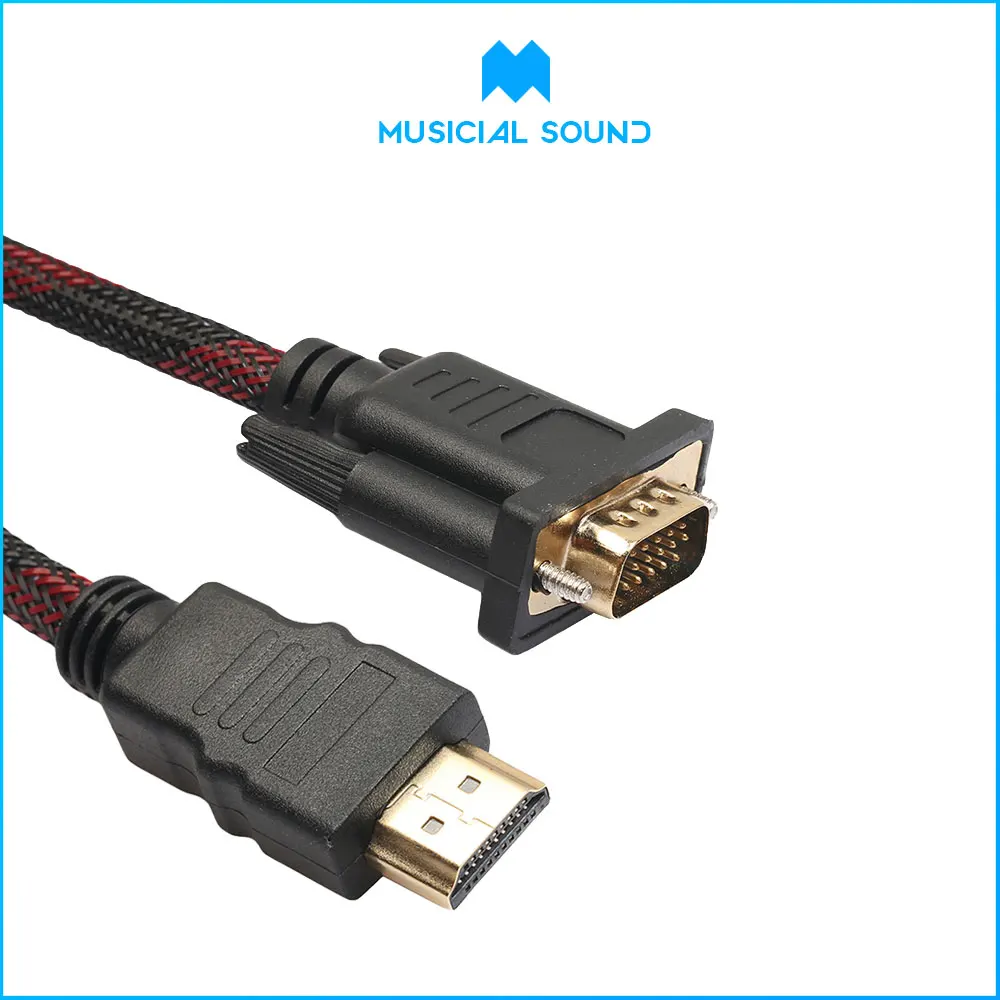HDMI-compatible To VGA Converter Cable Video HDMI Adapter Cable for HDTV PC Computer Monitor TV Video AV Adapter Converter
HDMI-compatible To VGA Converter Cable Video HDMI Adapter Cable for HDTV PC Computer Monitor TV Video AV Adapter Converter