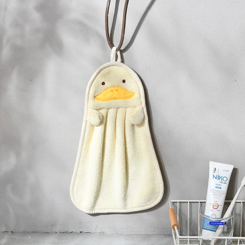 Hangable Coral Fleece Hand Towel Cute Cartoon Animal Quickly Absorbs Water Kitchen Towel Dish Washing Cloth Kitchen Accessories
Hangable Coral Fleece Hand Towel Cute Cartoon Animal Quickly Absorbs Water Kitchen Towel Dish Washing Cloth Kitchen Accessories