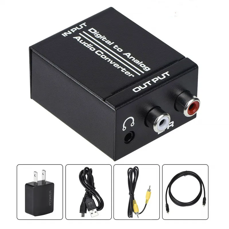 2021 Digital To Analog Audio Converter Upgrade Model with 3.5MM Headphone Jack Analog To Digital 192hz Audio
2021 Digital To Analog Audio Converter Upgrade Model with 3.5MM Headphone Jack Analog To Digital 192hz Audio