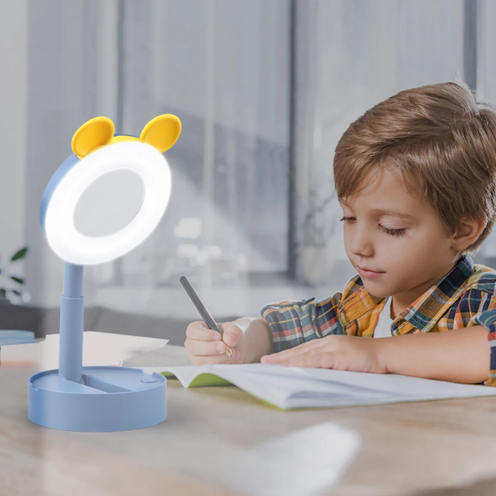 Folding Desktop Light Cartoon Vanity Desk Table Lamp Usb Charging LED Makeup Mirror Lights Gifts For Women Girls Female Kids
Folding Desktop Light Cartoon Vanity Desk Table Lamp Usb Charging LED Makeup Mirror Lights Gifts For Women Girls Female Kids