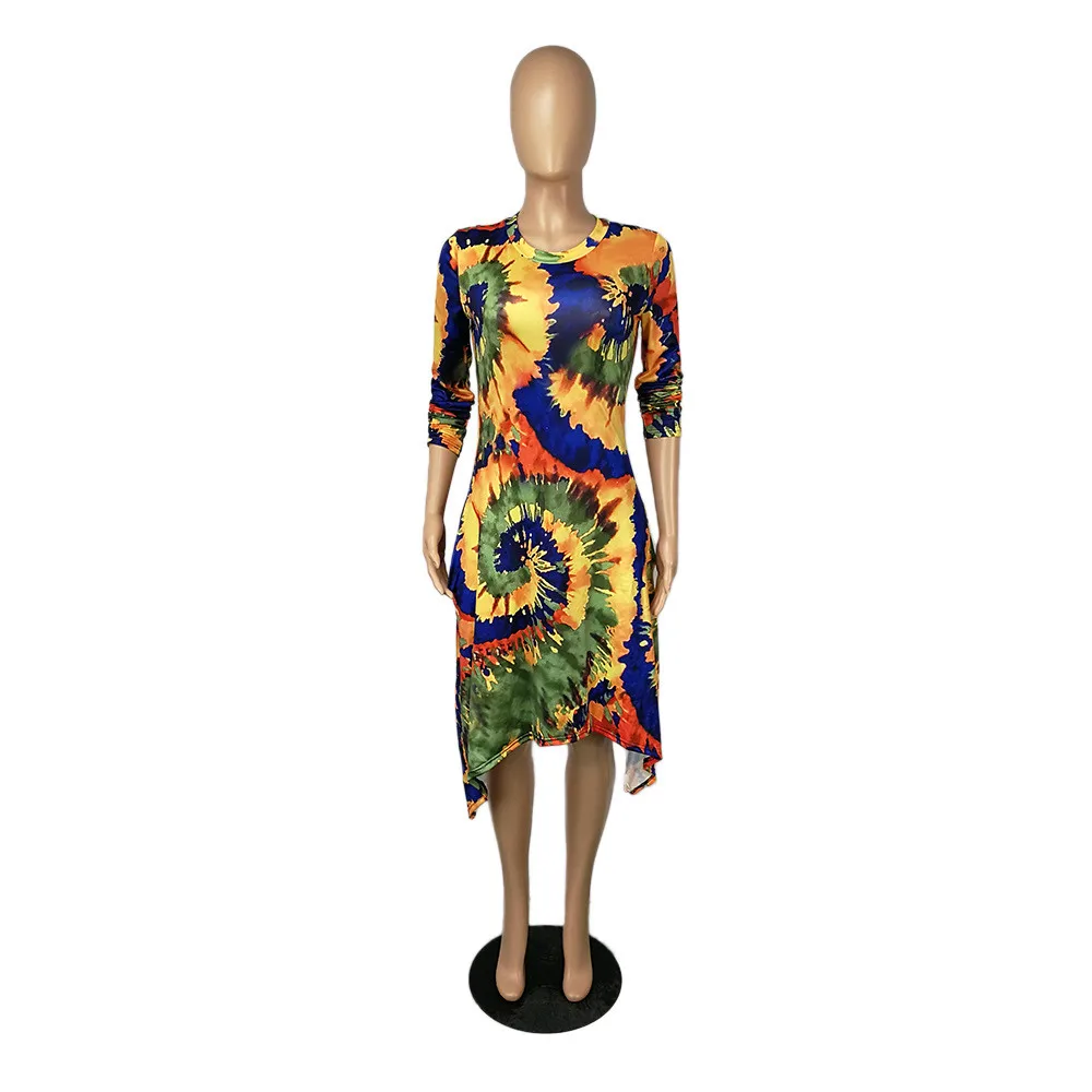 Dresses Winter Long-Sleeve 2020 Fashion Tie Dye Loose High Waist Mini Dress Plus Size Womens Clothing
Dresses Winter Long-Sleeve 2020 Fashion Tie Dye Loose High Waist Mini Dress Plus Size Womens Clothing