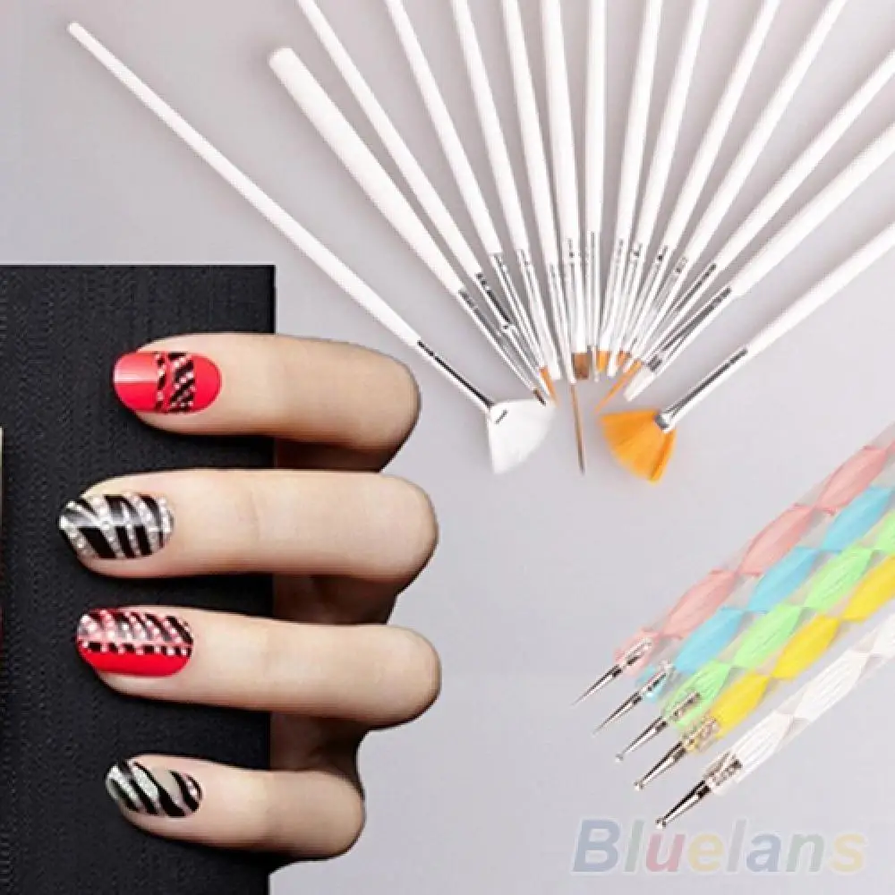 50% Hot Sale 20Pcs Nail Art Design Set Dotting Painting Drawing Polish Brush Pen Beauty Tools
50% Hot Sale 20Pcs Nail Art Design Set Dotting Painting Drawing Polish Brush Pen Beauty Tools