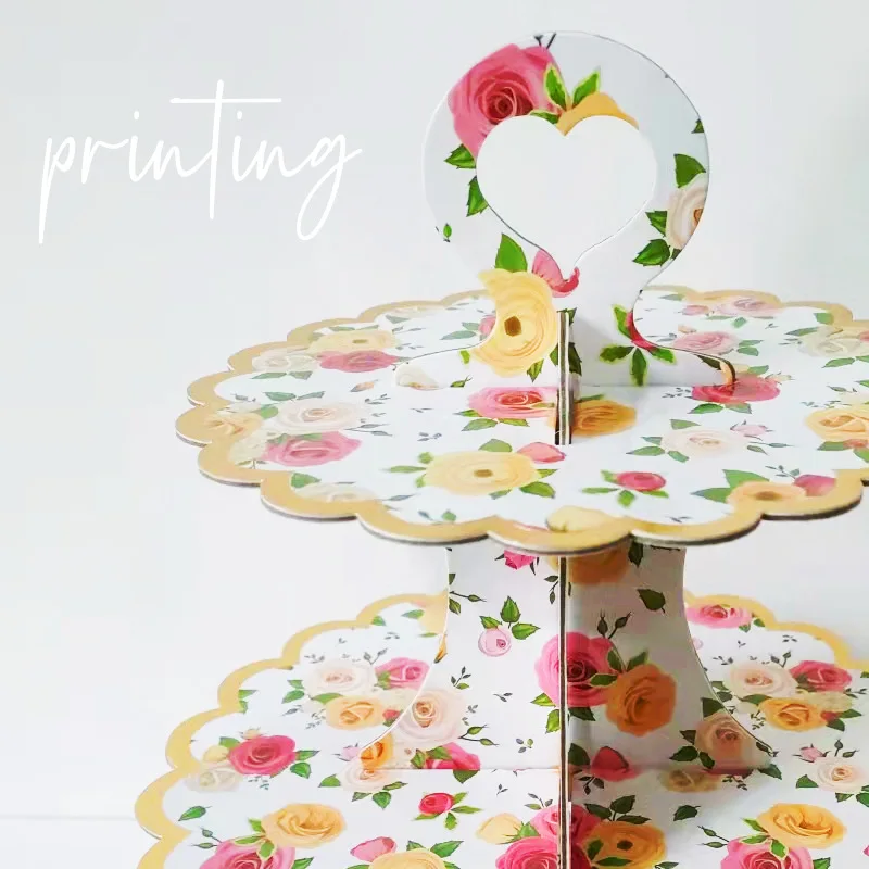 Newest 3Layer Paper Cupcake Stand Bronzing Flower Kraft Birthday Wedding Party Cake Decoration Dessert Display Tools
Newest 3Layer Paper Cupcake Stand Bronzing Flower Kraft Birthday Wedding Party Cake Decoration Dessert Display Tools