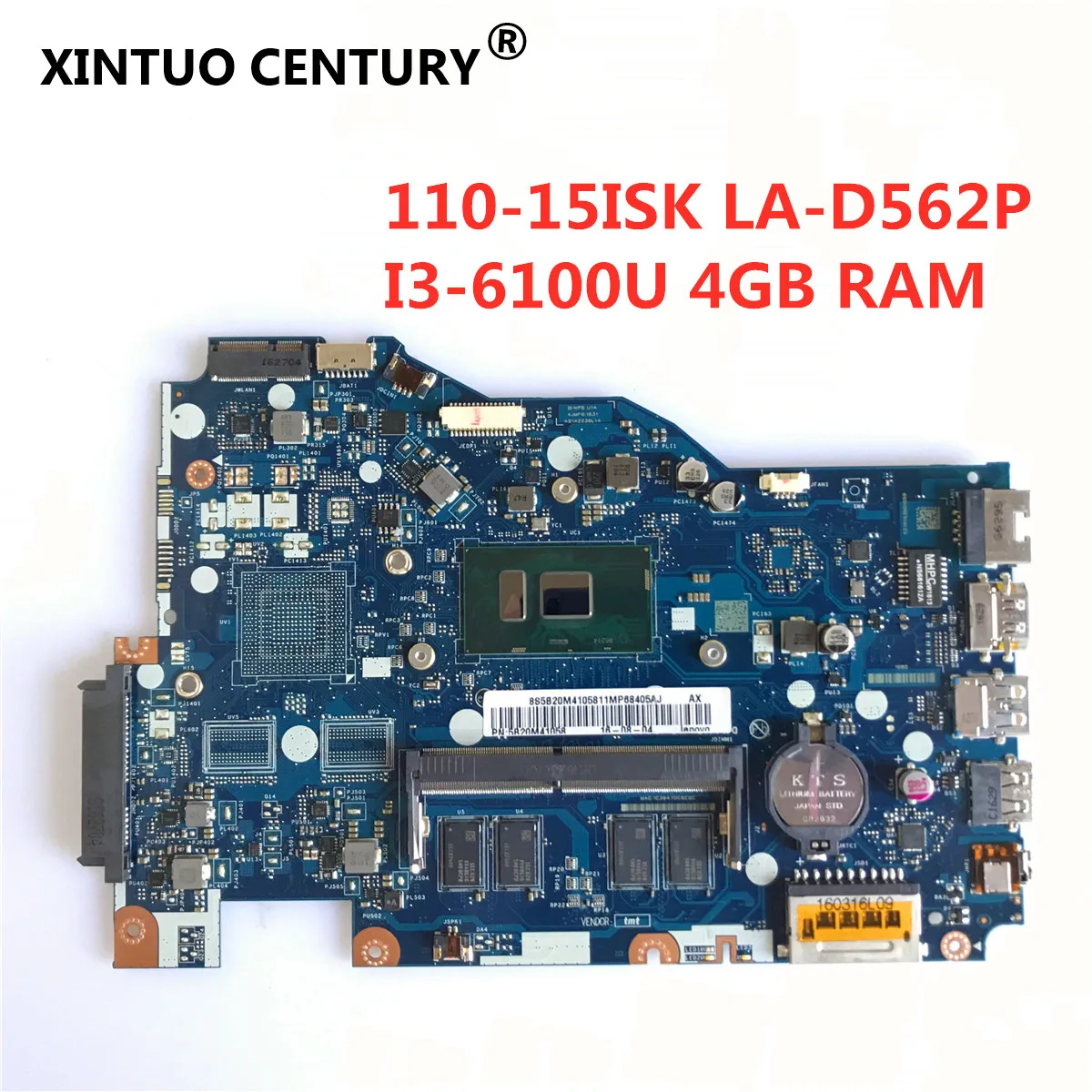 LA-D562P материнская плата для ноутбука Lenovo 110-15isk Бесплатная доставка Материнская плата для ноутбука LA-D562P 4 gb Оперативная память I3-6100U тесты раб...
LA-D562P материнская плата для ноутбука Lenovo 110-15isk Бесплатная доставка Материнская плата для ноутбука LA-D562P 4 gb Оперативная память I3-6100U тесты раб...