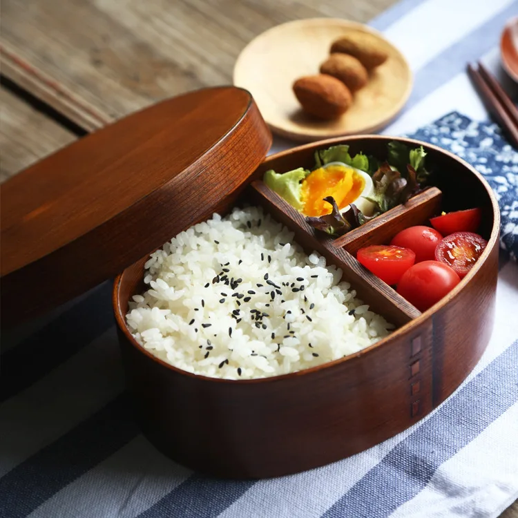 Japanese Lunch Box Oval Brown Wooden Sushi Simple Creative Tableware Adult Bento Food Container Snack Storage Meal Prep Kawaii
Japanese Lunch Box Oval Brown Wooden Sushi Simple Creative Tableware Adult Bento Food Container Snack Storage Meal Prep Kawaii