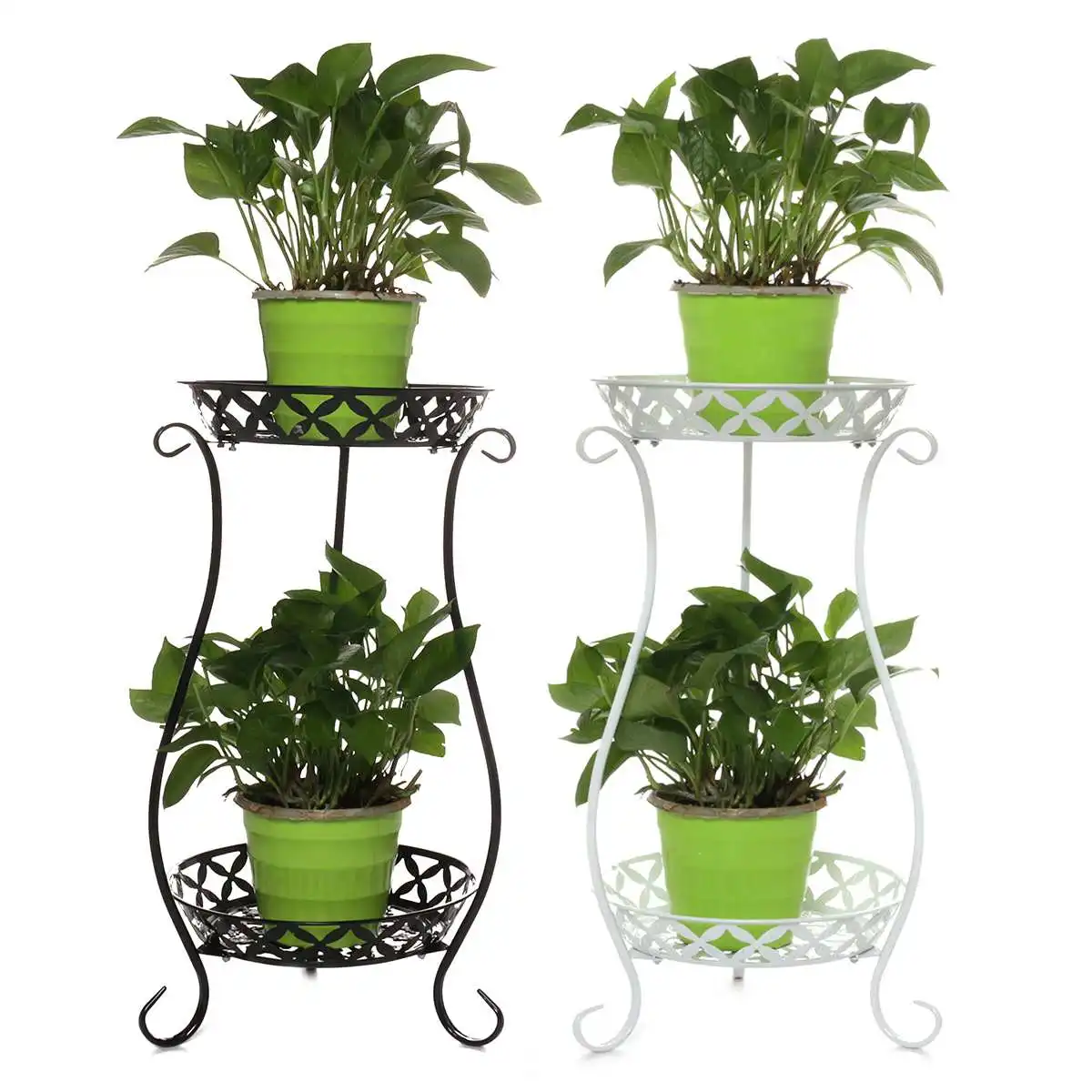 Wrought Iron Double-layer Plant Stand Flower Shelf for Rack Balcony Simple Indoor Living Room Coffee Bar Garden Flower Pot Shelf
Wrought Iron Double-layer Plant Stand Flower Shelf for Rack Balcony Simple Indoor Living Room Coffee Bar Garden Flower Pot Shelf