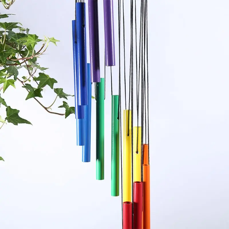 Colorful Multi-Tube Wind Chimes Soothing Melody Tones and Sturdy Aluminum Chimes
Colorful Multi-Tube Wind Chimes Soothing Melody Tones and Sturdy Aluminum Chimes