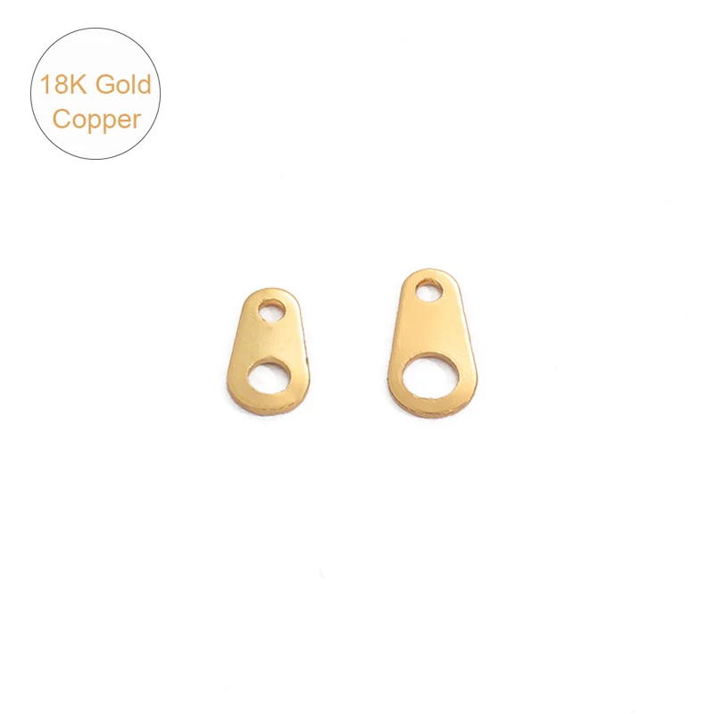 18K Gold 3.5x7mm 4x8mm 1Pc Copper Connectors Bohemia Handmade Charm DIY Earrings Jewelry Making Material Supplies
18K Gold 3.5x7mm 4x8mm 1Pc Copper Connectors Bohemia Handmade Charm DIY Earrings Jewelry Making Material Supplies