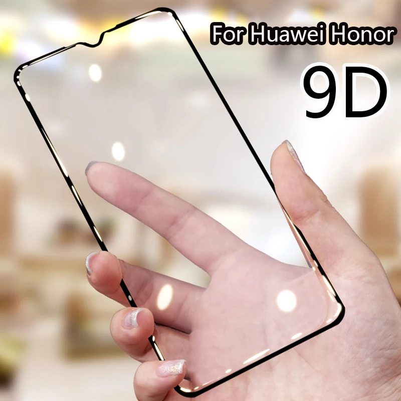 Закаленное стекло 9D для Huawei Honor 9X 8X 10 9 8 Lite защитная пленка экрана 20 V30 V20 V10