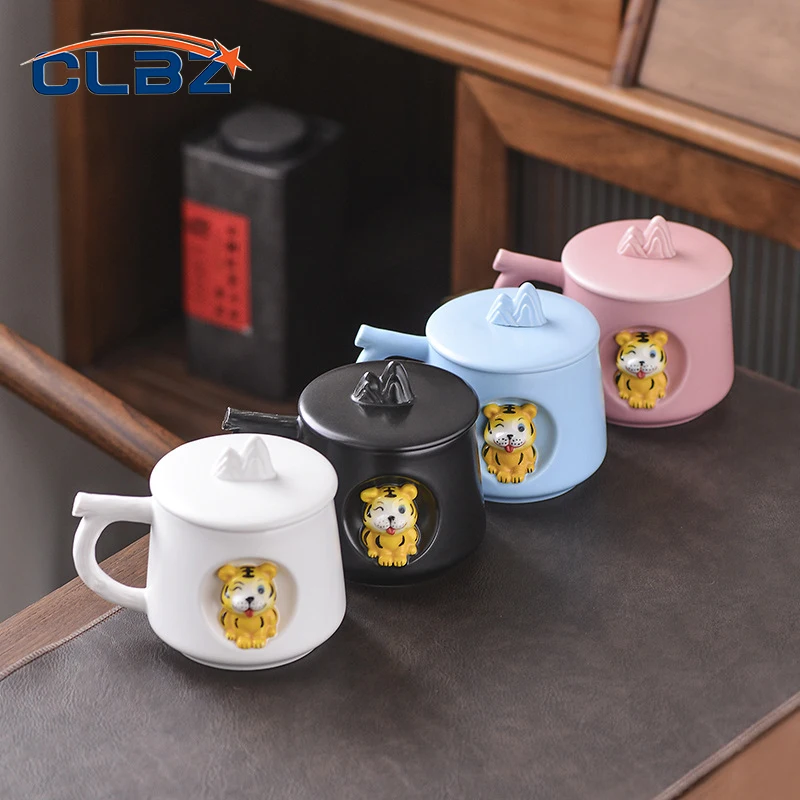 3D Tiger Mug Coffee Milk Cup Ceramic Cartoon Water Tea Mug 500ML Black Pink White Blue Red Porcelain Cup Gift Friend Drinkware
3D Tiger Mug Coffee Milk Cup Ceramic Cartoon Water Tea Mug 500ML Black Pink White Blue Red Porcelain Cup Gift Friend Drinkware